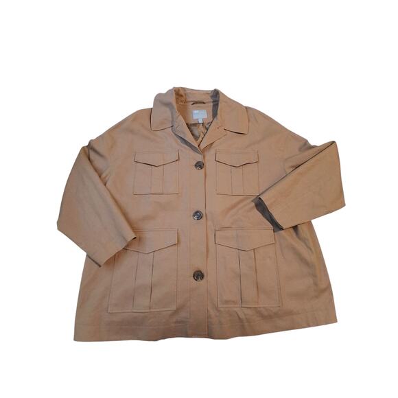 Asos Women's size 14 Oversized Utility Cargo Barn Field Boxy Grungecore Jacket - Picture 12 of 12